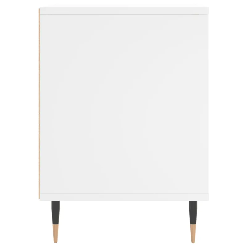 Naktinės spintelės, 2vnt., baltos, 40x35x50cm, apdirbta mediena