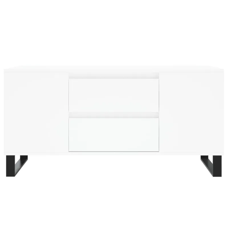 Kavos staliukas, baltas, 102x44,5x50cm, apdirbta mediena