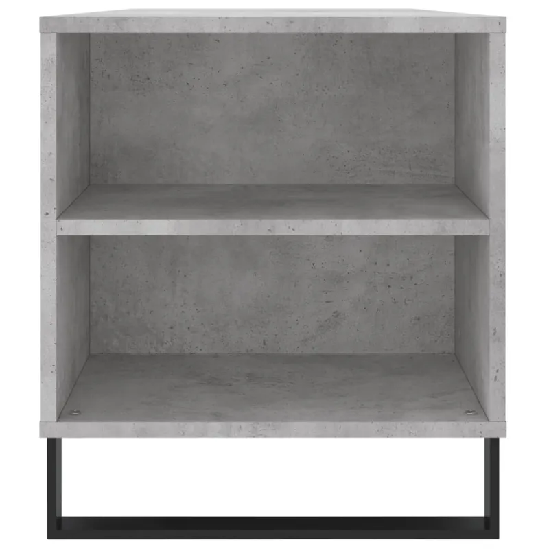 Kavos staliukas, betono pilkas, 102x44,5x50cm, apdirbta mediena
