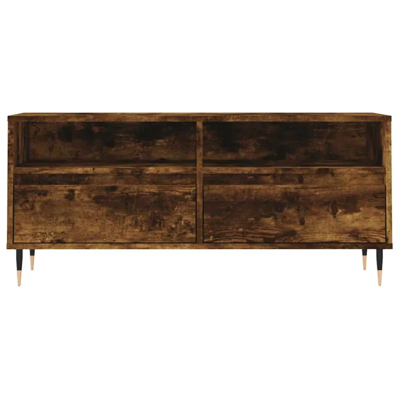 Televizoriaus spintelė, dūminė, 100x34,5x44,5cm, mediena