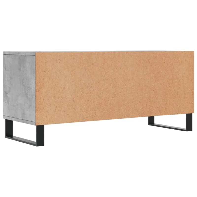 Televizoriaus spintelė, betono pilka, 100x34,5x44,5cm, mediena