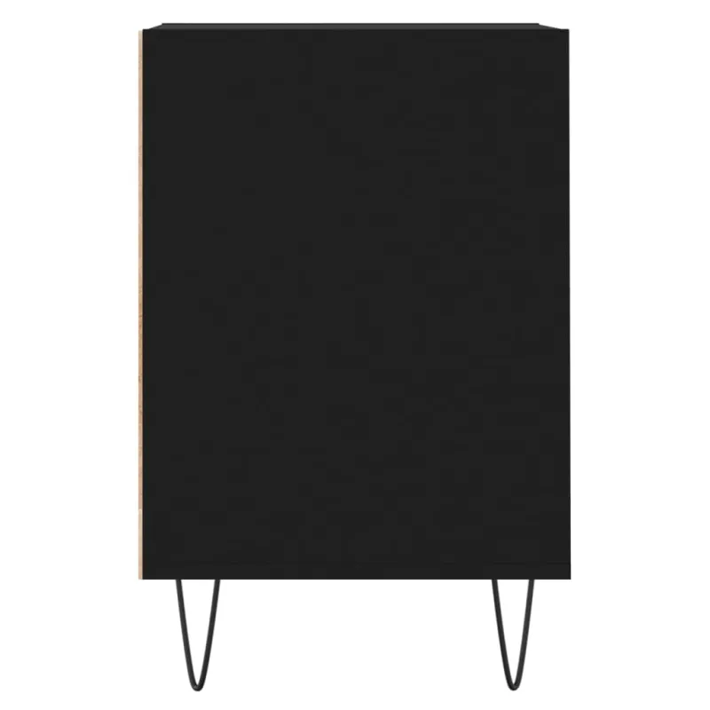 Televizoriaus spintelė, juodos spalvos, 100x35x55cm, mediena