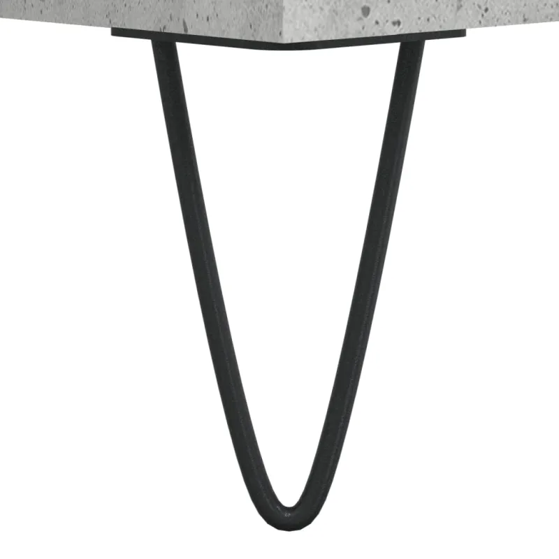 Spintelė batams, betono pilka, 102x36x60cm, apdirbta mediena