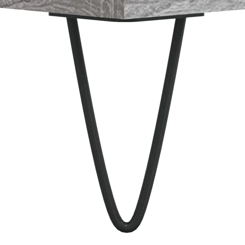 Spintelė batams, pilka ąžuolo, 102x36x60cm, apdirbta mediena