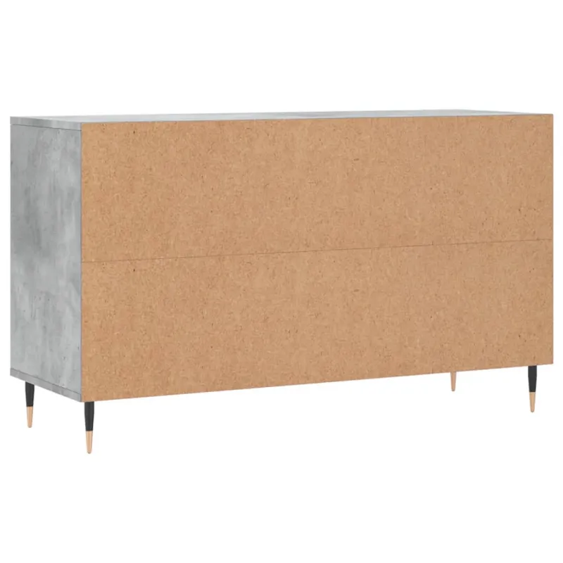 Spintelė batams, betono pilka, 102x36x60cm, apdirbta mediena
