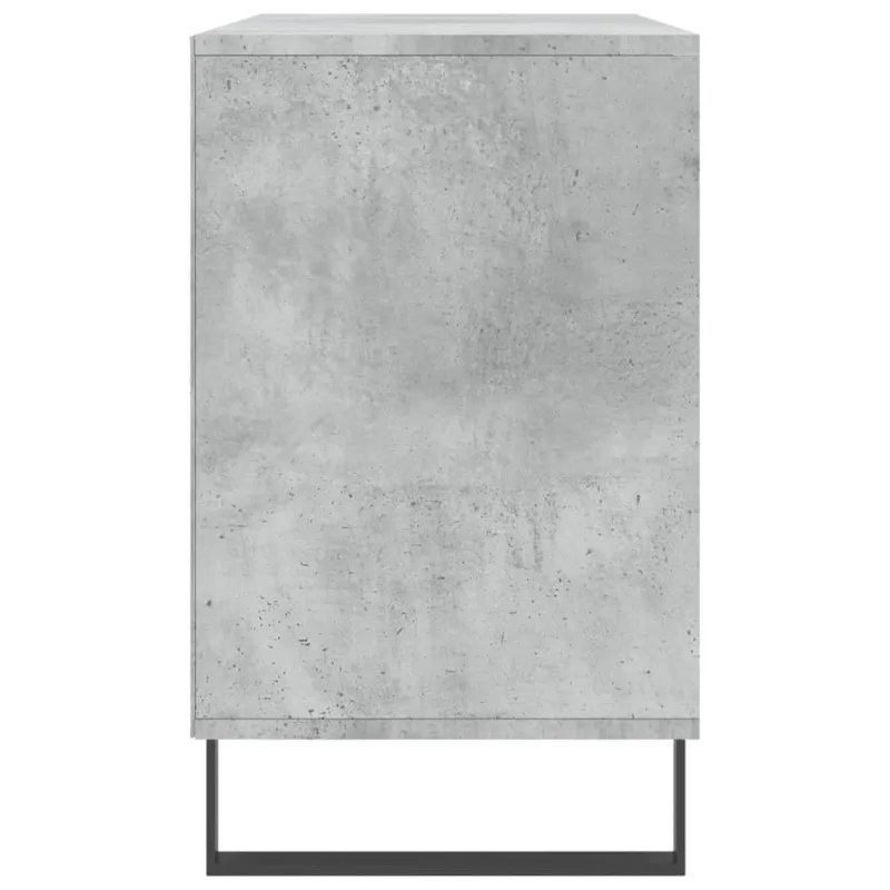 Spintelė batams, betono pilka, 102x36x60cm, apdirbta mediena