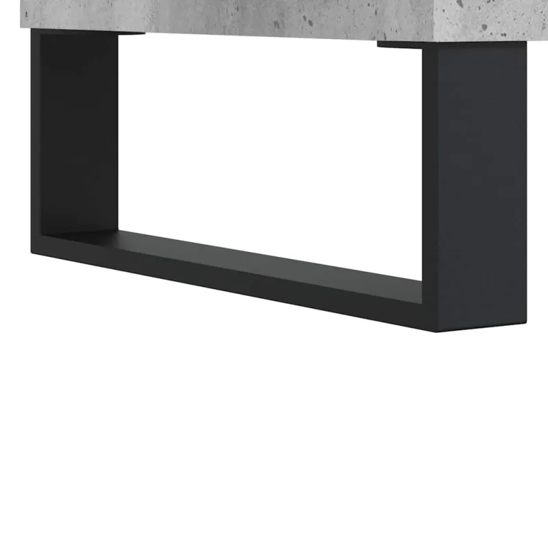 Vonios kambario spintelė, betono pilka, 80x33x60cm, mediena