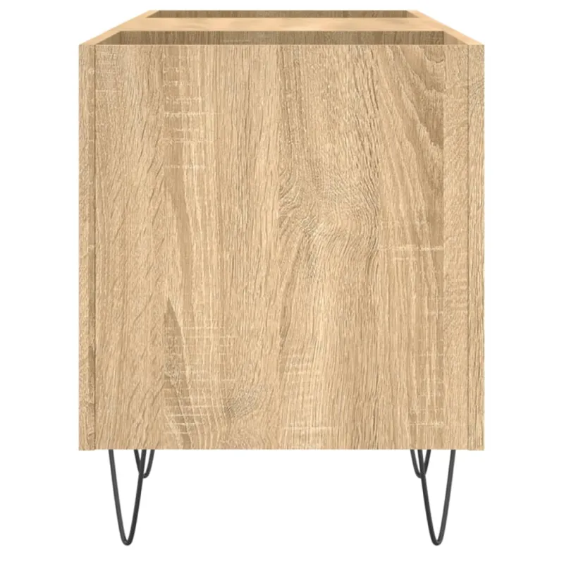 Vinilinių plokštelių spintelė, ąžuolo, 121x38x48cm, mediena