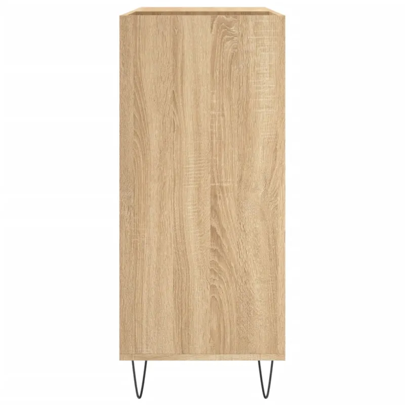 Vinilinių plokštelių spintelė, ąžuolo, 84,5x38x89cm, mediena