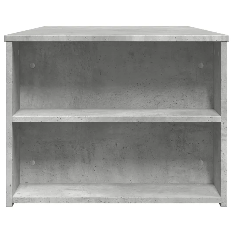 Kavos staliukas, betono pilkas, 102x55x42cm, apdirbta mediena