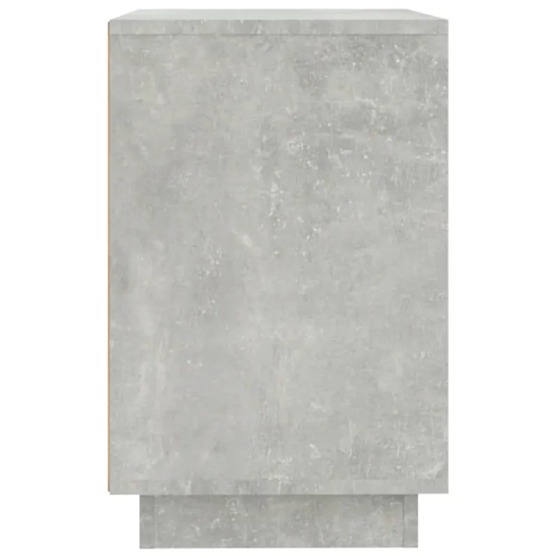 Šoninė spintelė, betono pilka, 102x35x60cm, apdirbta mediena