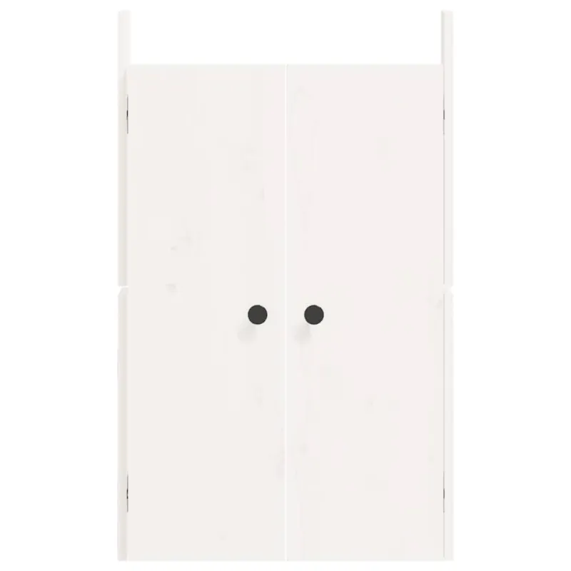 Lauko virtuvės durelės, MEPPEL, 2vnt., baltos, 50x9x82cm, pušis