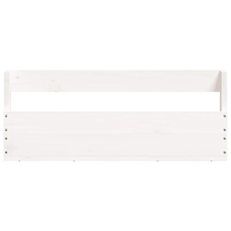 Sieninės batų lentynos, 2vnt., baltos, 59x9x23cm, pušis