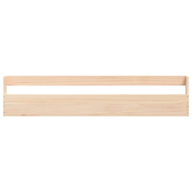 Prie sienos montuojamos batų lentynos, 2vnt., 110x9x23cm, pušis