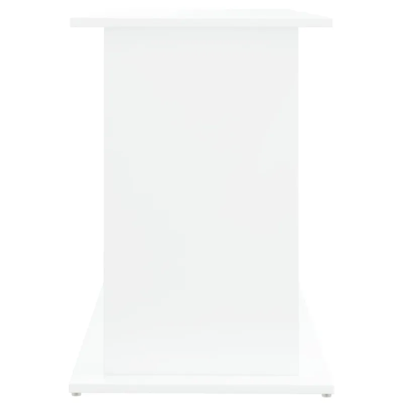 Akvariumo stovas, baltos spalvos, 121x41x58cm, apdirbta mediena