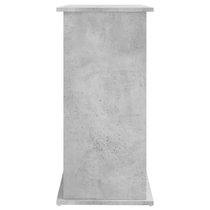 Akvariumo stovas, betono pilkas, 81x36x73cm, inžinerinė mediena