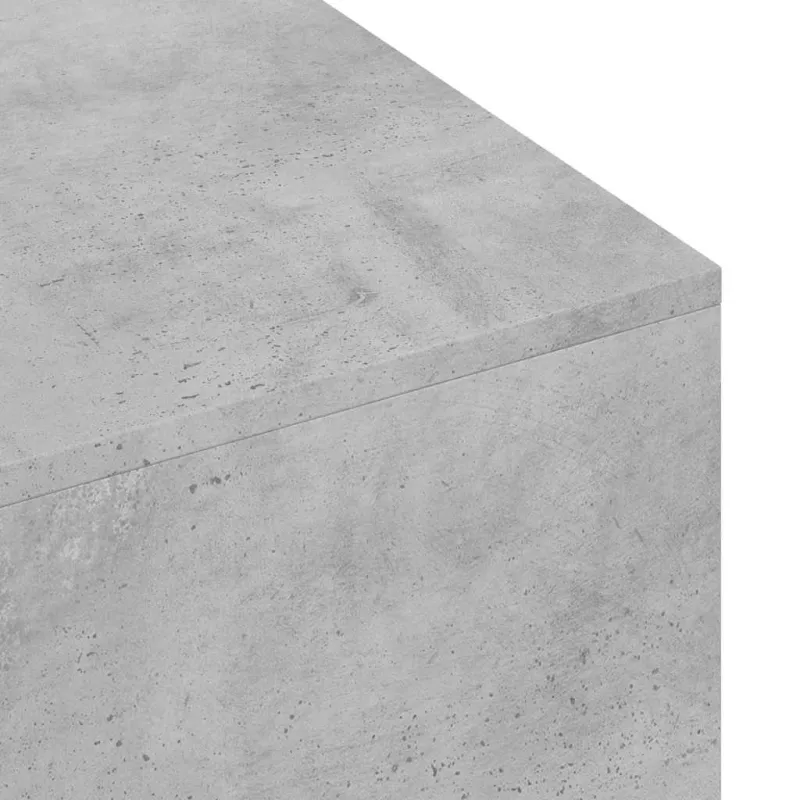 Kavos staliukas, betono pilkas, 100x49,5x31cm, apdirbta mediena
