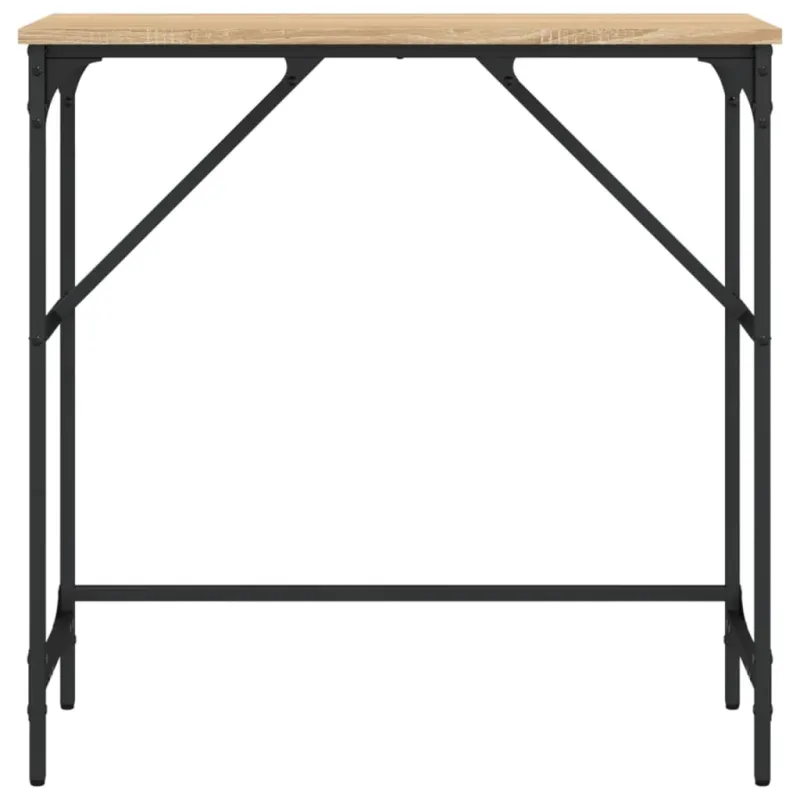 Konsolinis staliukas, ąžuolo, 75x32x75cm, apdirbta mediena