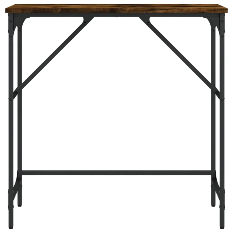Konsolinis staliukas, dūminio ąžuolo, 75x32x75cm, mediena
