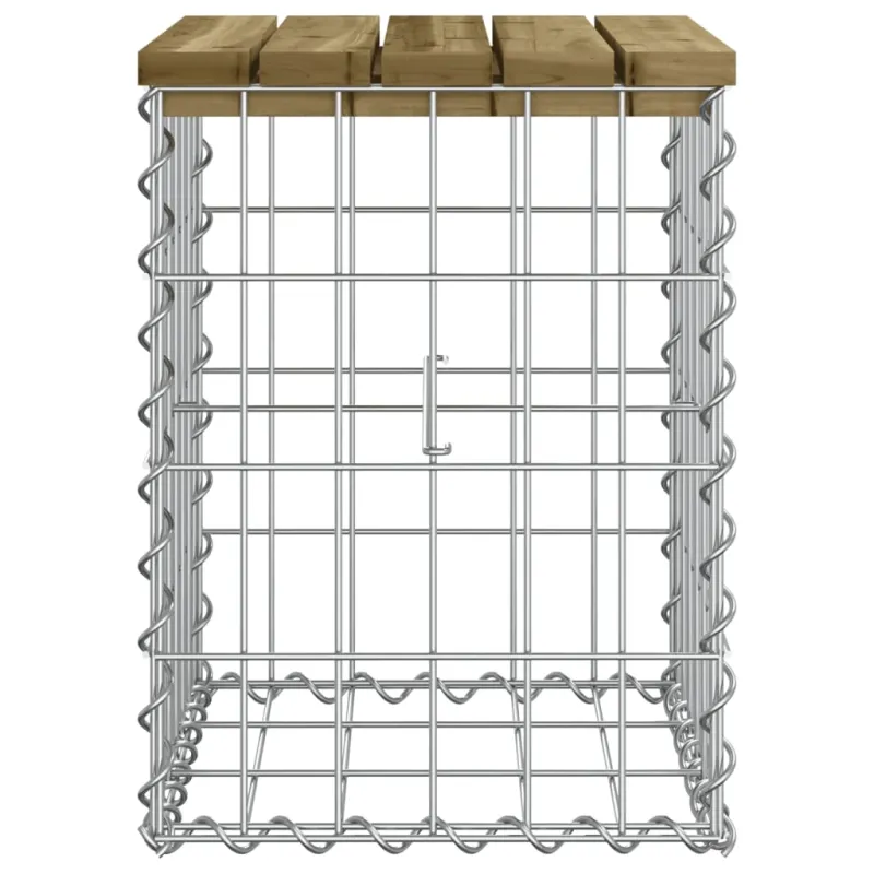Sodo suoliukas, 33x31x42cm, impregnuota pušis, gabiono dizaino