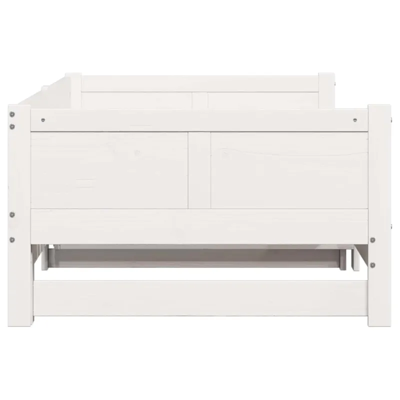 Ištraukiama dienos lova Balta 203,5 x 184 x 56,5 cm
