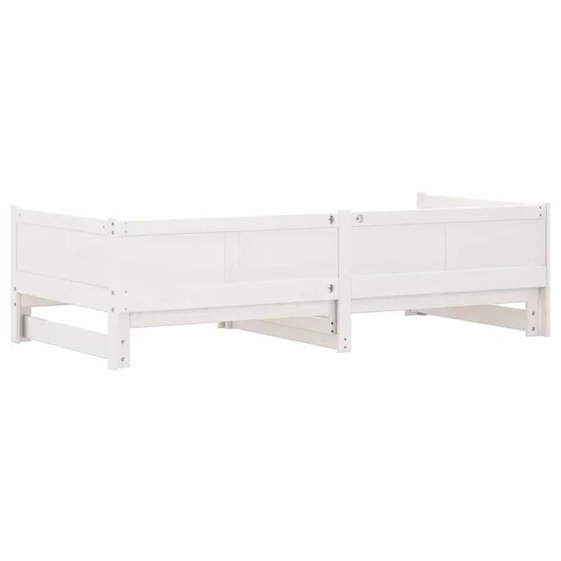 Ištraukiama dienos lova Balta 203,5 x 184 x 56,5 cm