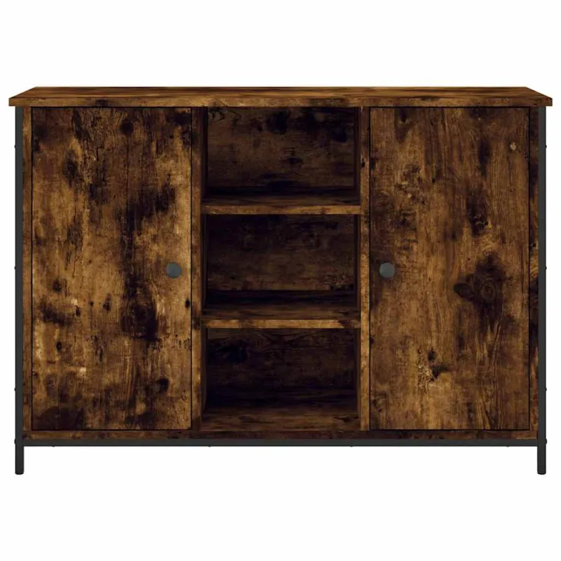 Šoninė spintelė, dūminio ąžuolo, 100x35x70cm, apdirbta mediena