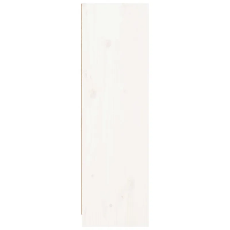 Knygų spinta, balta, 70x33x110cm, pušies medienos masyvas