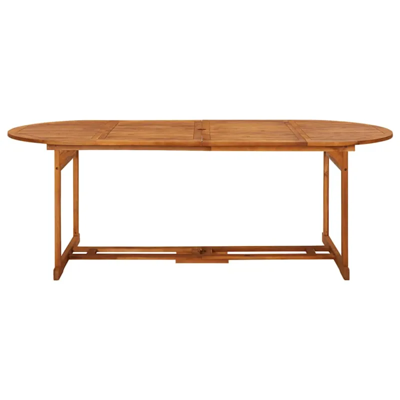 Sodo ruokailukokonaisuus, 9 osaa, 220x90x75 cm, akaasia