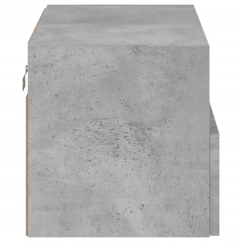 Sieninė TV spintelė, betono pilka, 60x30x30cm, apdirbta mediena