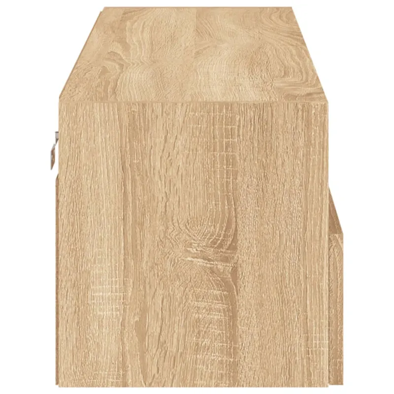 Sieninė TV spintelė, ąžuolo, 100x30x30cm, apdirbta mediena