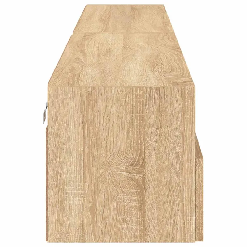 Sieninės TV spintelės, 2vnt., ąžuolo, 100x30x30cm, mediena