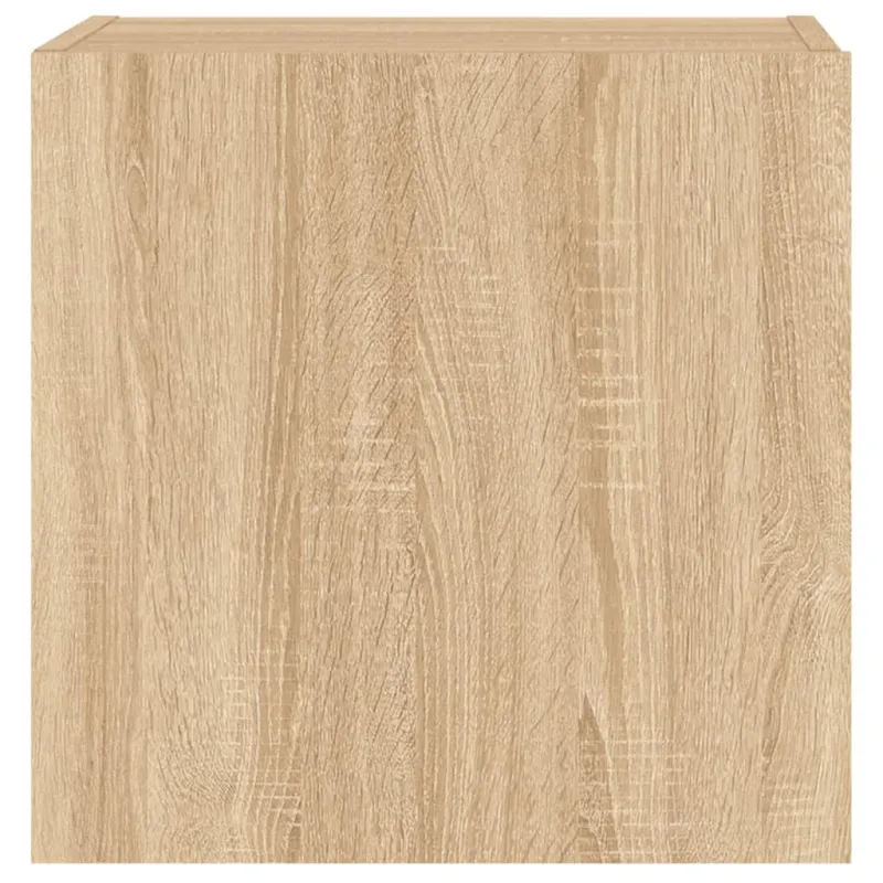 Sieninė TV spintelė, ąžuolo, 40,5x30x40cm, apdirbta mediena