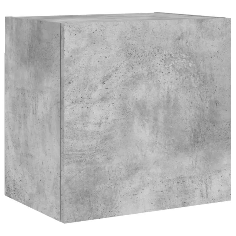 Sieninė TV spintelė, betono pilka, 40,5x30x40cm, mediena