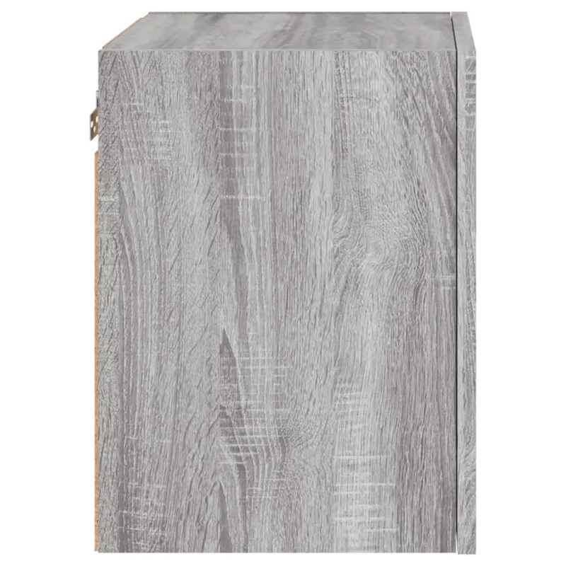Sieninės TV spintelės, 2vnt., pilkos, 40,5x30x40cm, mediena