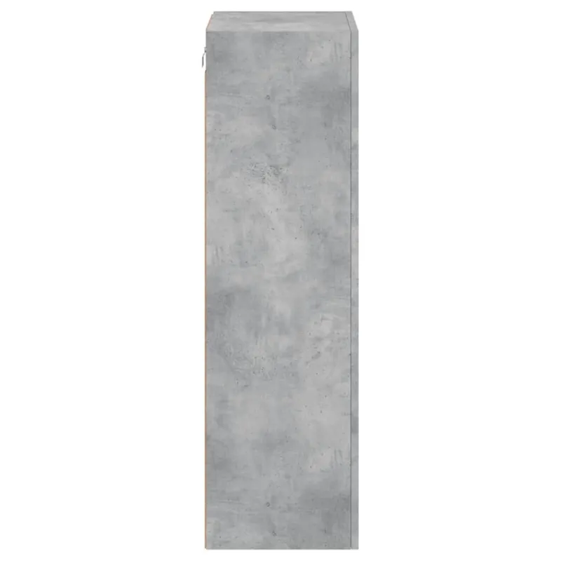 Sieninė TV spintelė, betono pilka, 40,5x30x102cm, mediena