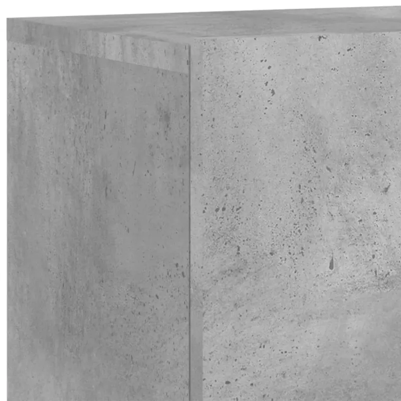 Prie sienos montuojama TV spintelė, betono pilka, 80x30x41cm