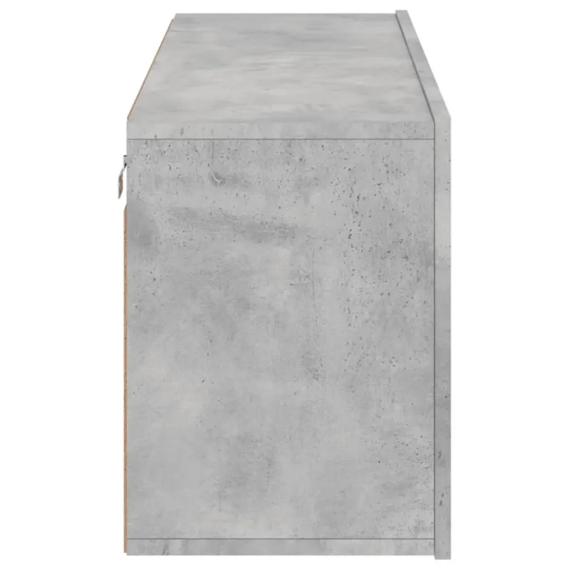 Prie sienos montuojama TV spintelė, betono pilka, 100x30x41cm