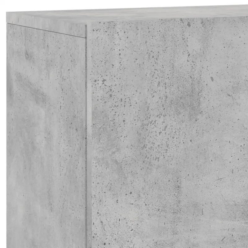 Prie sienos montuojama TV spintelė, betono pilka, 100x30x41cm