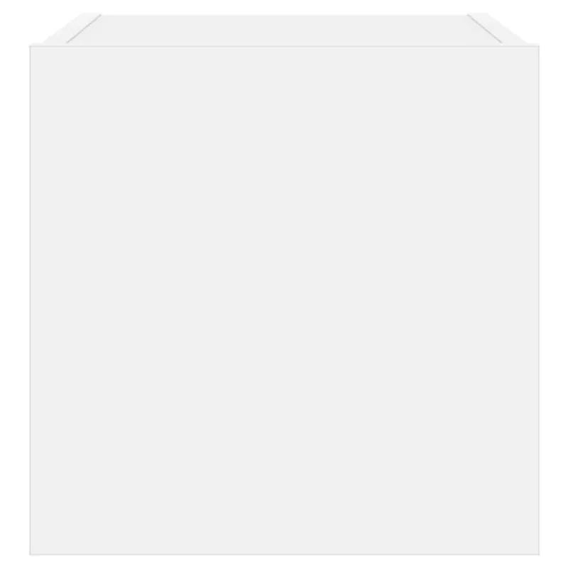 Sieninė TV spintelė su LED lemputėmis, balta, 30,5x35x30cm