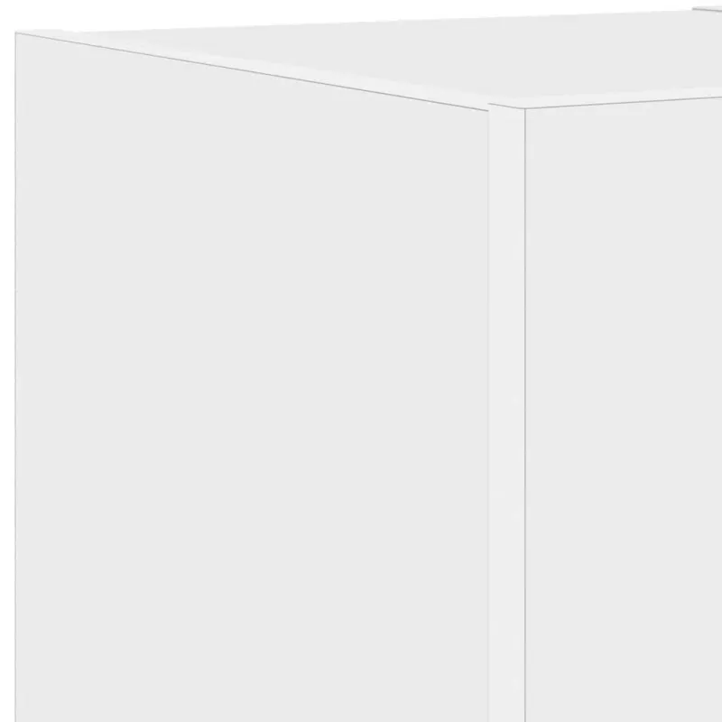 Sieninės TV spintelės su LED, 2vnt., baltos, 30,5x35x30cm