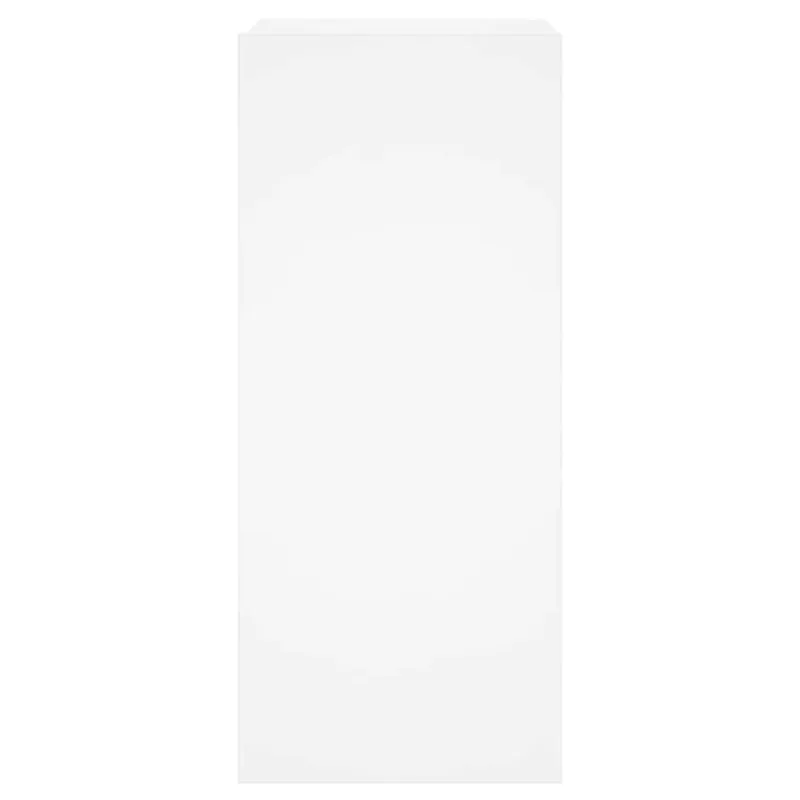 Sieninė TV spintelė su LED lemputėmis, balta, 30,5x35x70cm