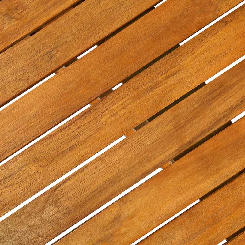 Sodo ruokailukokonaisuus, 11 osaa, 280x90x75 cm, akaasia
