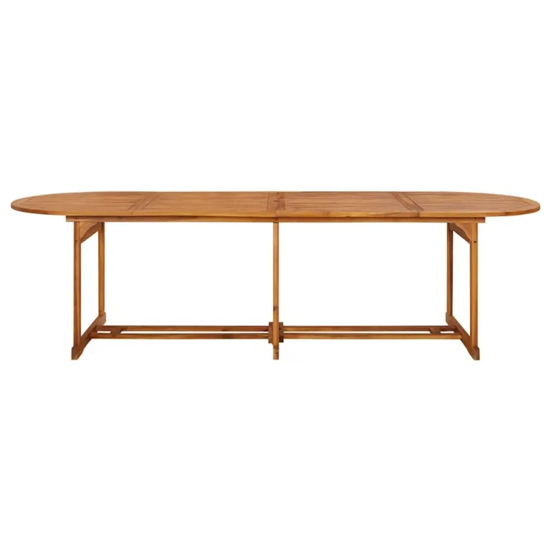 Sodo ruokailukokonaisuus, 11 osaa, 280x90x75 cm, akaasia