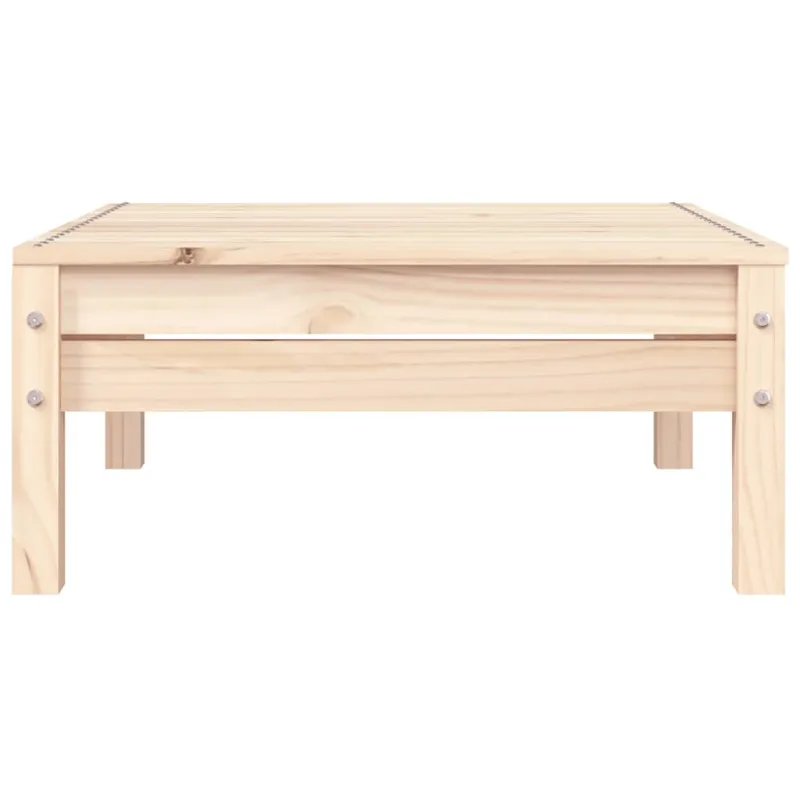 Trivietė sodo sofa, pušies medienos masyvas