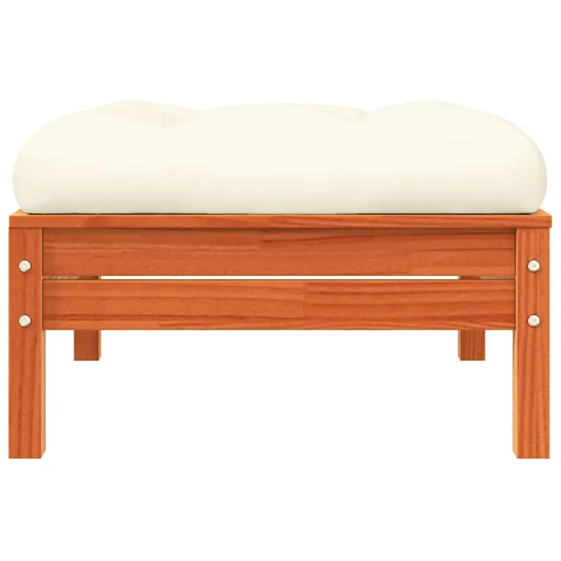 trivietė sodo sofa su pagalvėlėmis ir pakoja