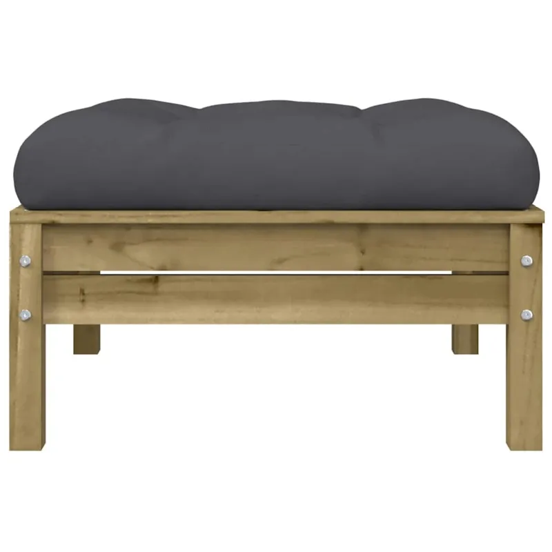 trivietė sodo sofa su pagalvėlėmis ir pakoja