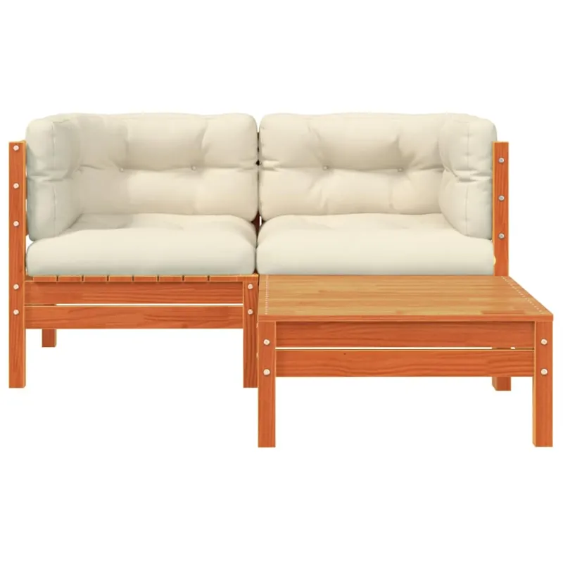 Dvivietė sodo sofa su pagalvėlėmis ir pakoja