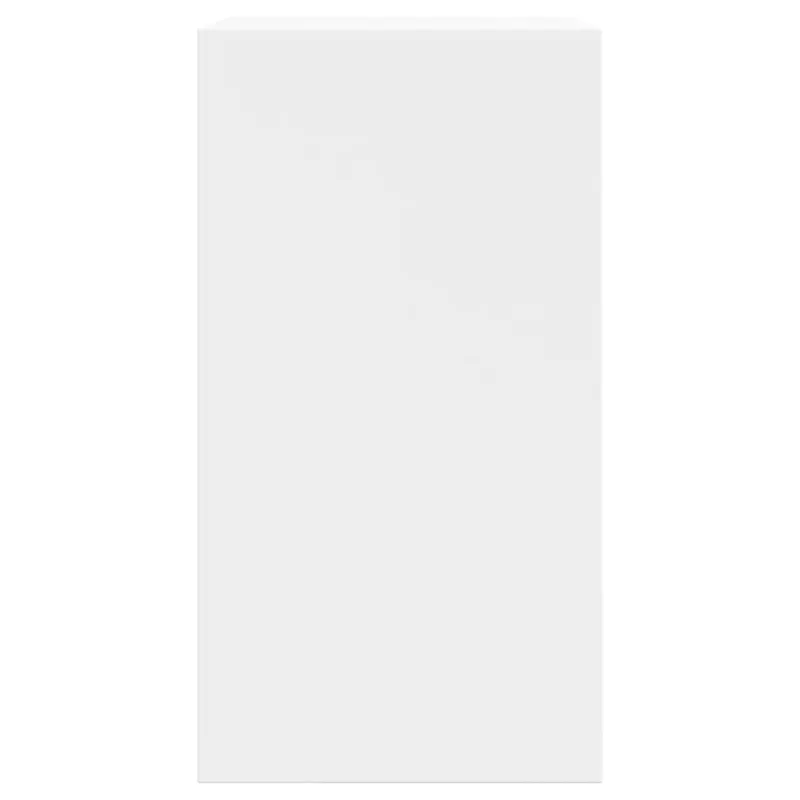 Spintelė batams, baltos spalvos, 60x34x63,5cm, apdirbta mediena