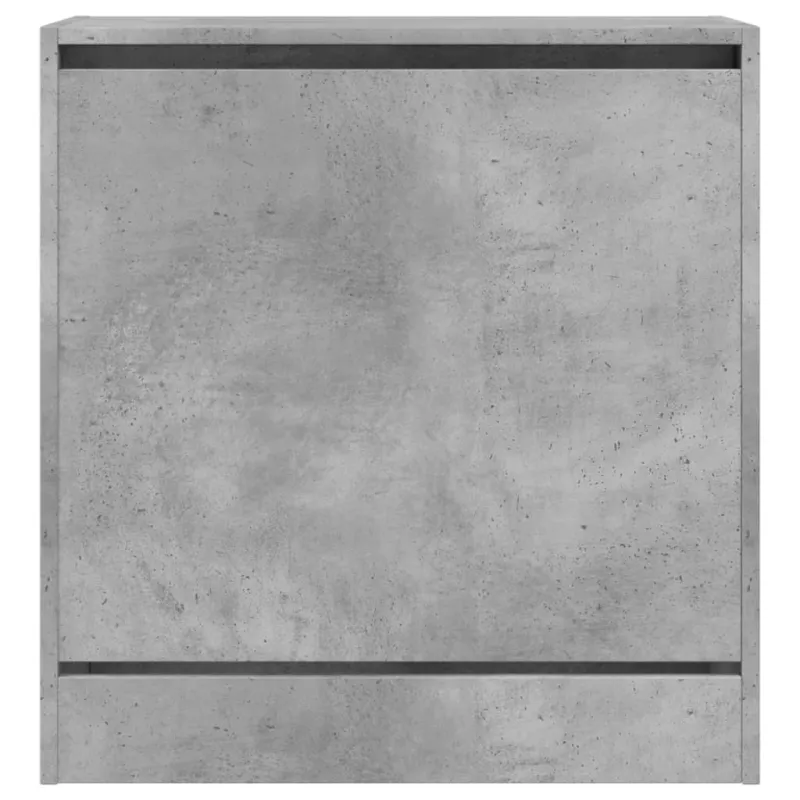 Spintelė batams, betono pilka, 60x34x63,5cm, apdirbta mediena